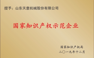 國家知識產權示范企業(yè)